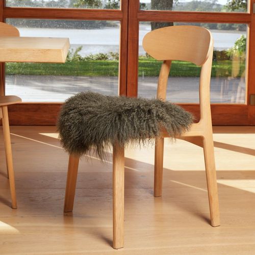 Tibetan Lambskin Seat Warmer- Olive