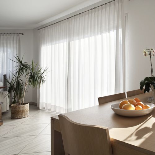 Sheer Unlined Curtains Custom Made
