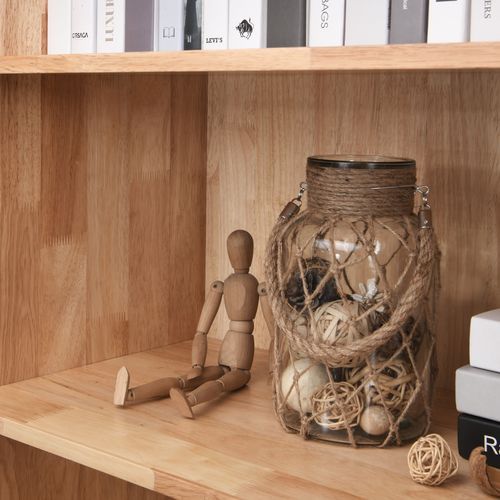 Stax Hardwood Bookcase | Natural | Narrow (1200mm)