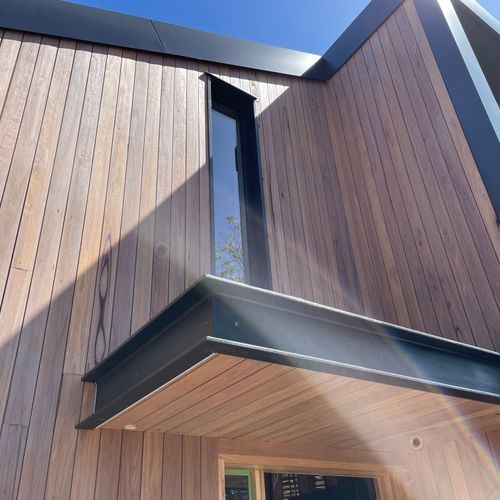 Hardwood Vertical Shiplap Cladding System