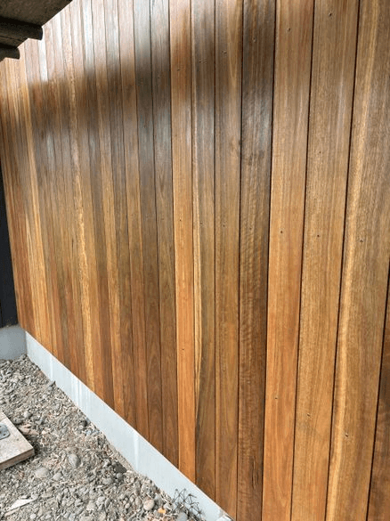 Spotted Gum Vertical Hardwood Cladding