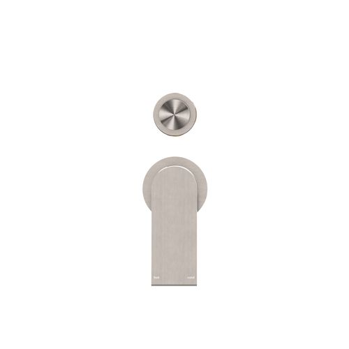 Bianca Shower Mixer & Divertor Back Plate | Brushed Nickel