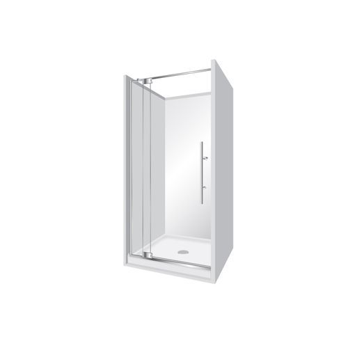 Adjustable Frameless Pivot Showers