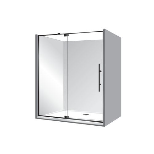 Adjustable Frameless Pivot Alcove 900x1500x900