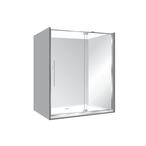 Adjustable Frameless Pivot Alcove 900x1500x900