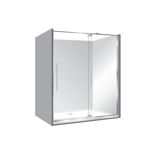 Adjustable Frameless Pivot Alcove 1000x1400x1000