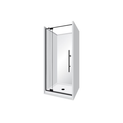 Adjustable Frameless Pivot Alcove 900