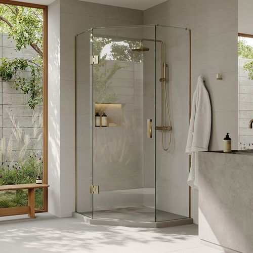 Linea Quattro Tiled Shower