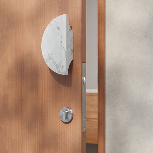 Carrara Half Moon Entry Door Pulls (Single)