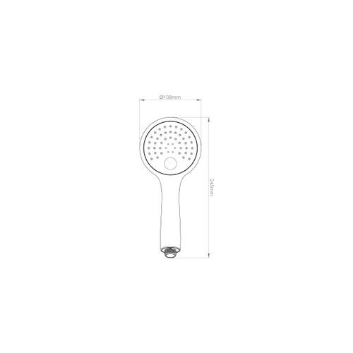Pro Series 3 Function Slide Shower VPRS041