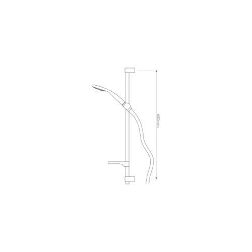 Pro Series Wetrail Multi-Fit Slide Shower