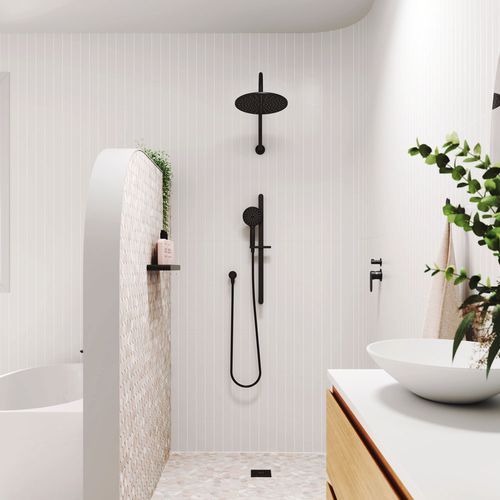 Empire Slim Curved Shower Arm Set
