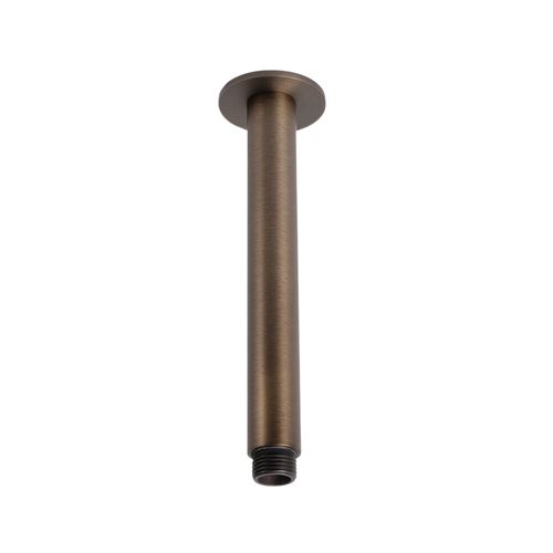 Mira Brushed Vintage Antique Brass Ceiling Shower Arm
