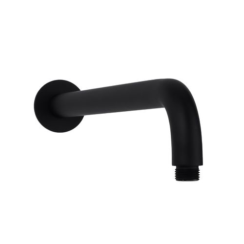 Mira Matte Black Curved Shower Arm