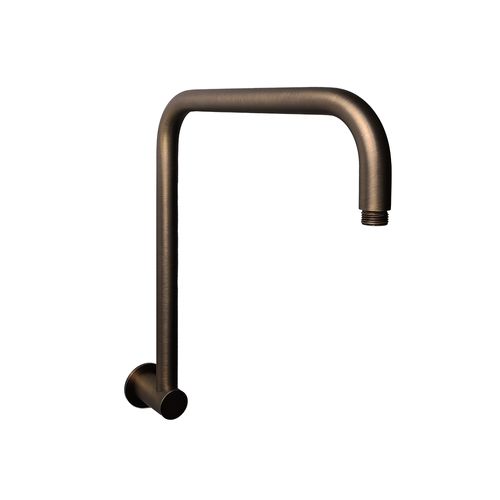 Mira Brushed Vintage Antique Brass High Rise Upswept Sh