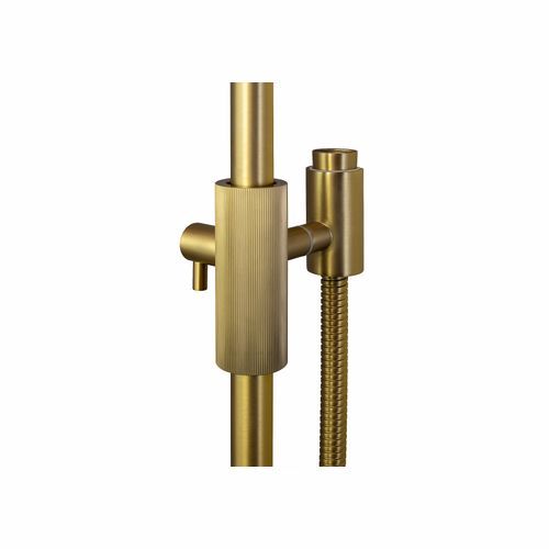 Caddence Shower Rail Brushed Brass