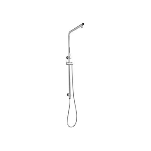 Round Shower Rail Chrome