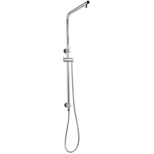 Round Shower Rail Chrome