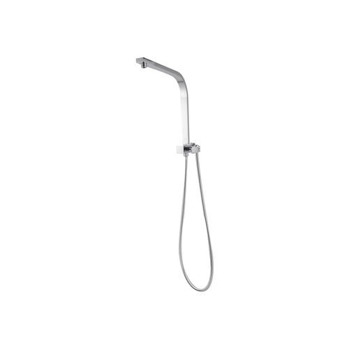Square Shower Rail Chrome