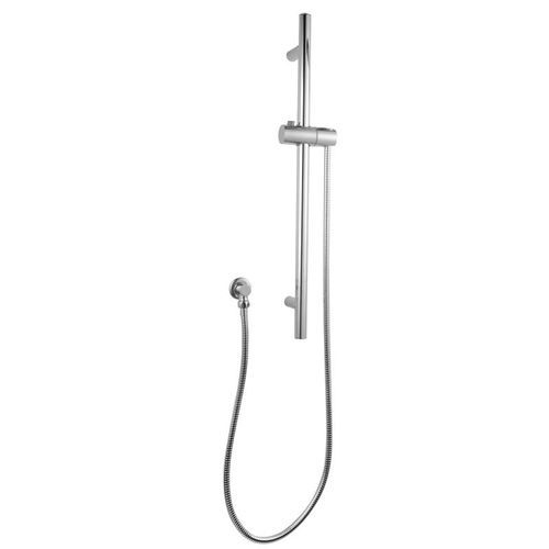 Round Shower Rail Chrome