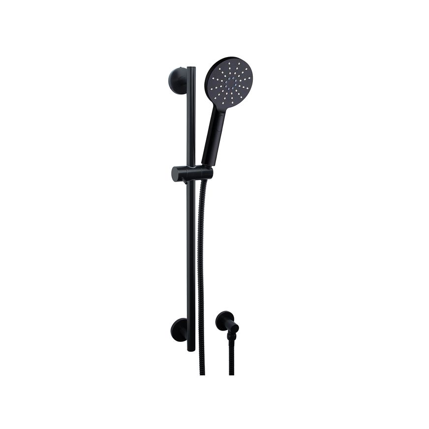 Carbon Slide Shower 3 Function Handshower Satin Black