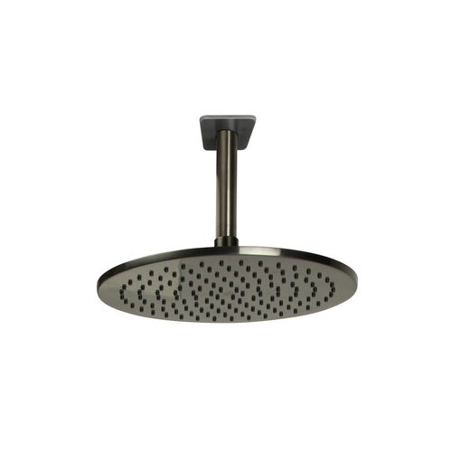 Loft Rain Shower with Ceiling Arm Gun Metal