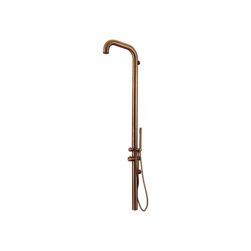 Pacific Outdoor Shower Tower Brushed Copper