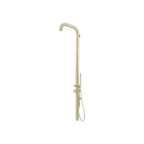 Pacific Outdoor Shower Tower Brushed Gold