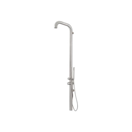 Pacific Outdoor Shower Tower Brushed Stainless