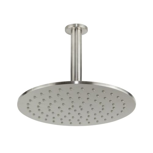 Urban Rain Shower with Ceiling Arm Brushed Stainless