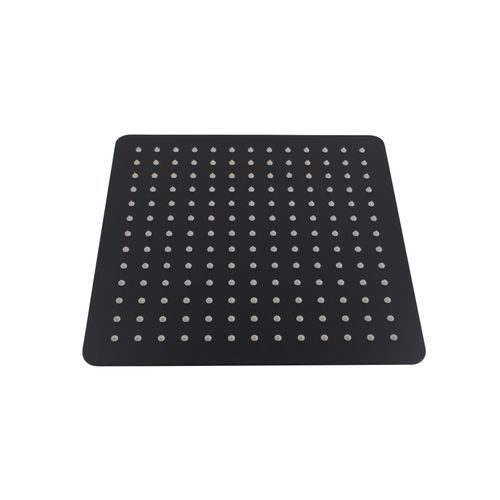 Square Shower Head Matte Black 300mm