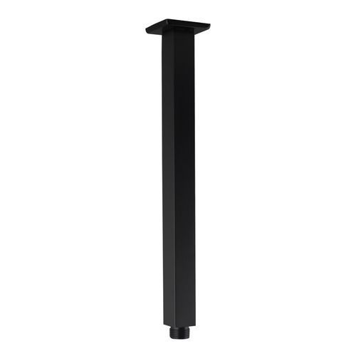 Square Shower Arm 300mm Matte Black