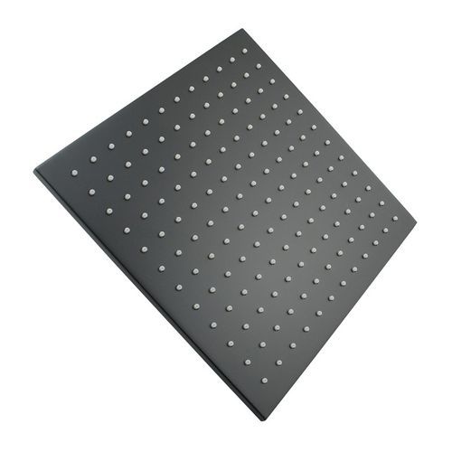Square Shower Head 250mm Matte Black
