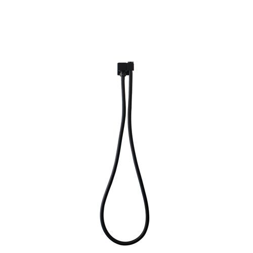 Square Shower Rail Matte Black