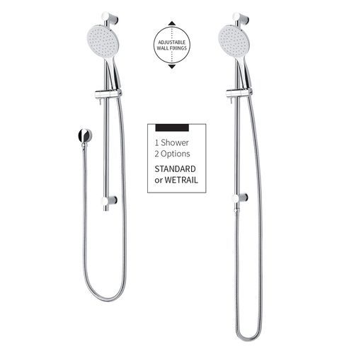 Solitaire Wetrail Slide Shower 