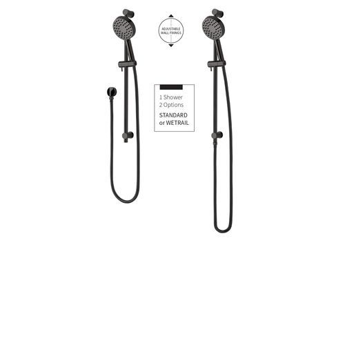 Solitaire Wetrail Slide Shower 