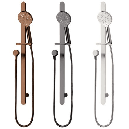 Olympia 3 Function Round Slide Shower