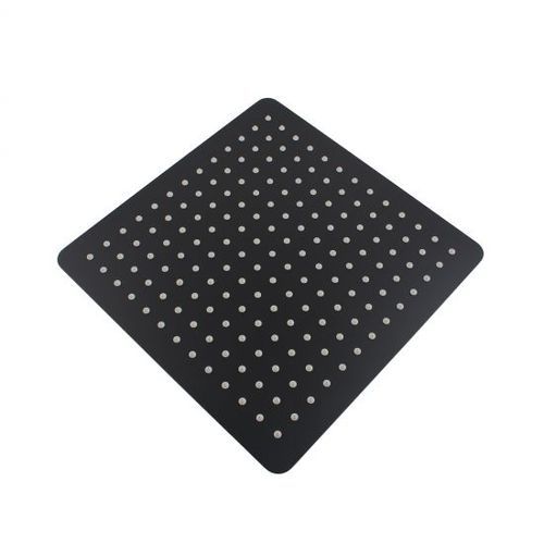 Square Shower Head Matte Black 300mm