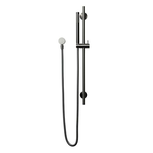 Mira Brushed Gunmetal Shower on Rail