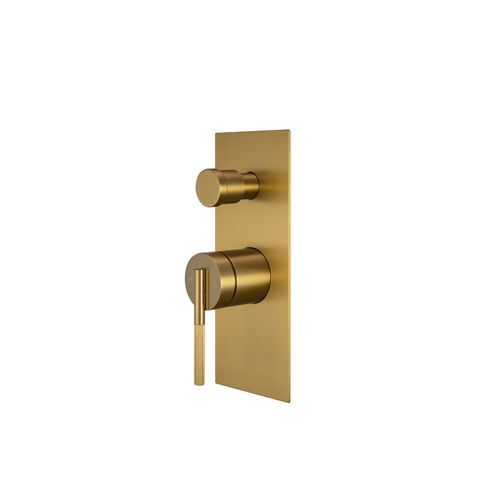 Caddence Mixer with Diverter Brushed Brass