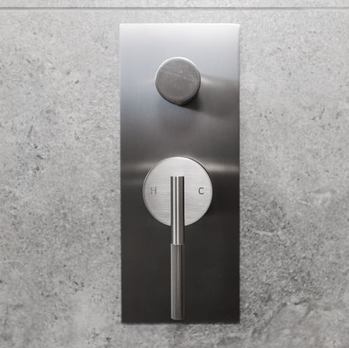 Caddence Wall Mixer with Diverter Brushed Nickel