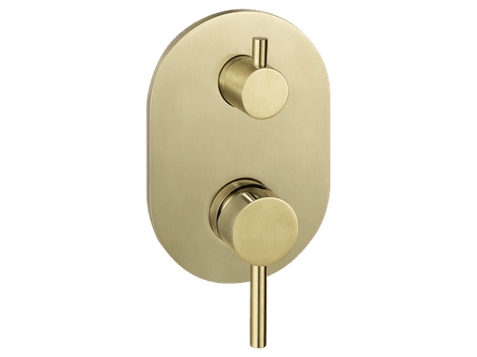 Scarab Shower Divert Mixer Brushed Gold