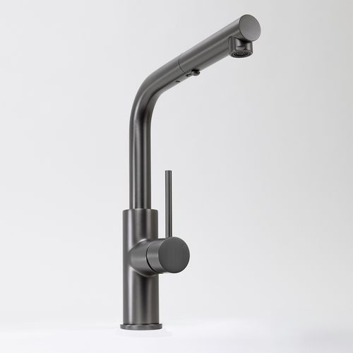 Nisa Square Pull Out Mixer Brushed Gunmetal