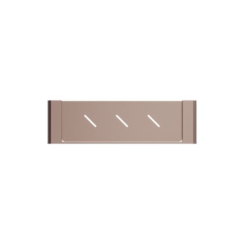 Bianca Metal Shower Shelf | Brushed Bronze