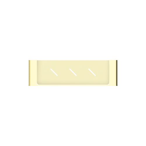 Bianca Metal Shower Shelf | Brushed Gold