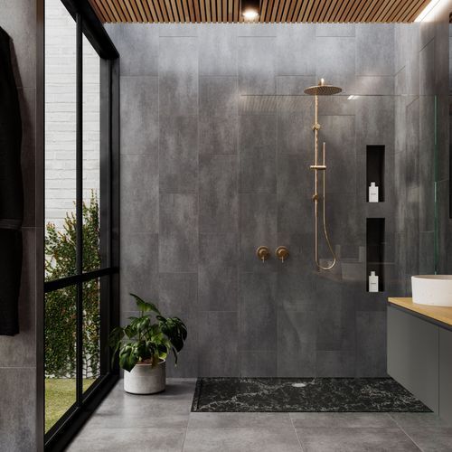 Custom Sized Solid Surface Shower Base