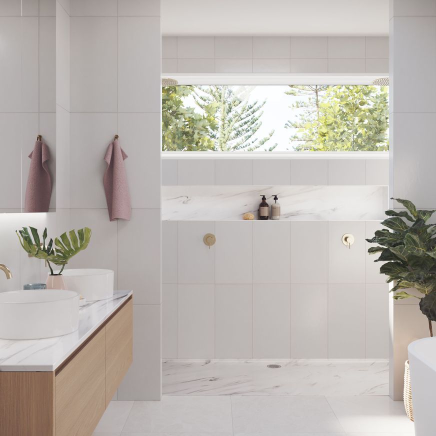 Custom Sized Solid Surface Shower Base