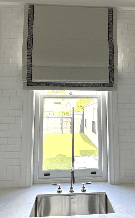 Blockout Lined Roman Blinds