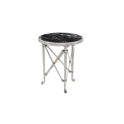 Cannes Guéridon Accent Table – Black