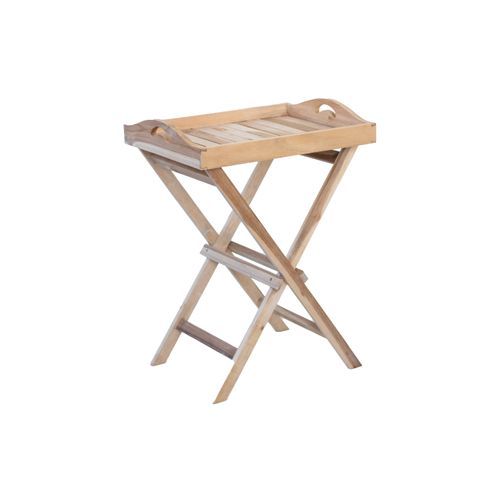 Rustico Reclaimed Teak Butlers Tray Table - Natural